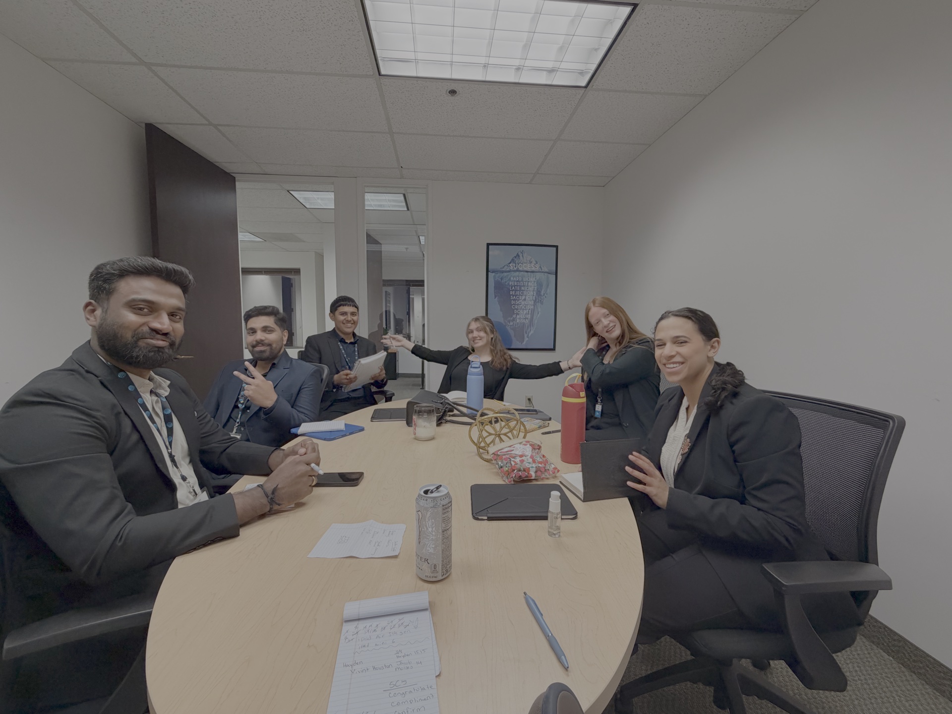 Second Wind Acquisitions team meeting and collaborating